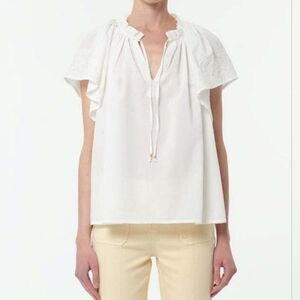 Vanessa Bruno White Valentin Top